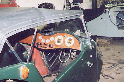 1960 Triumph TR4A body rebuild